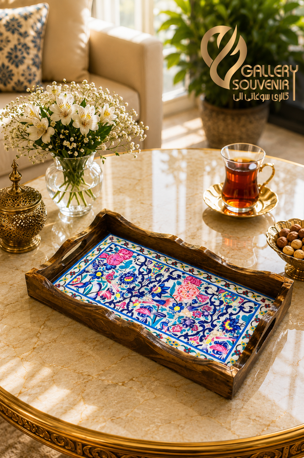 8E78ADA4-9386-4158-8B0A-570555EA5C89 سینی رولتخوری بهارستان بزرگ ۱۷*۳۷ سانت - تصویر 1