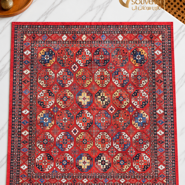 رومیزی مربع آستردار دلربا سایز ۱۰۰
